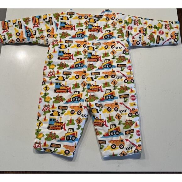 SnoPea Baby Size 6 Months Construction Builder Winter Outfit Dump Trucks READ - Picture 2 of 9